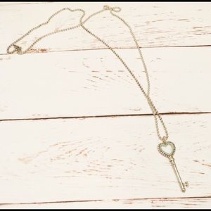 Tiffany & Co. heart key pendant